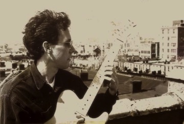 On the roof of my apartment on 8th avenue and 9th street in Brooklyn circa 1998