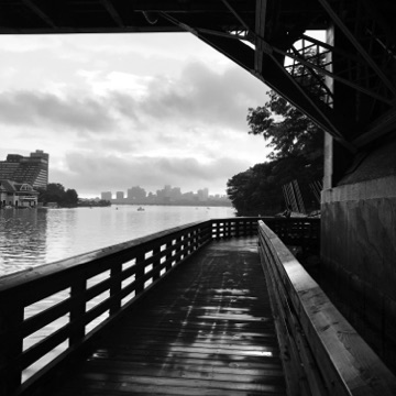 Storrow Drive where I run in Boston