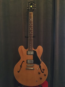 1982 Gibson ES335 dot reissue. Also great guitar. I bought it in the 1990's from a music store near Berklee that has since closed. Don't remember the name but Charles Hansen sold it to me. 1982 Gibson ES335 dot reissue. Also great guitar. I bought it in the 1990's from a music store near Berklee that has since closed. Don't remember the name but Charles Hansen sold it to me.
